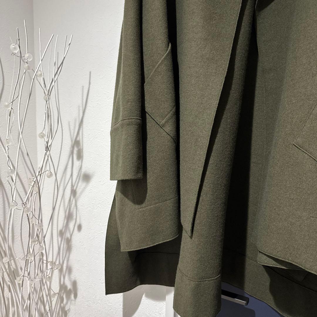 COGTHEBIGSMOKE コグザビッグスモーク スクエアコート カーキ