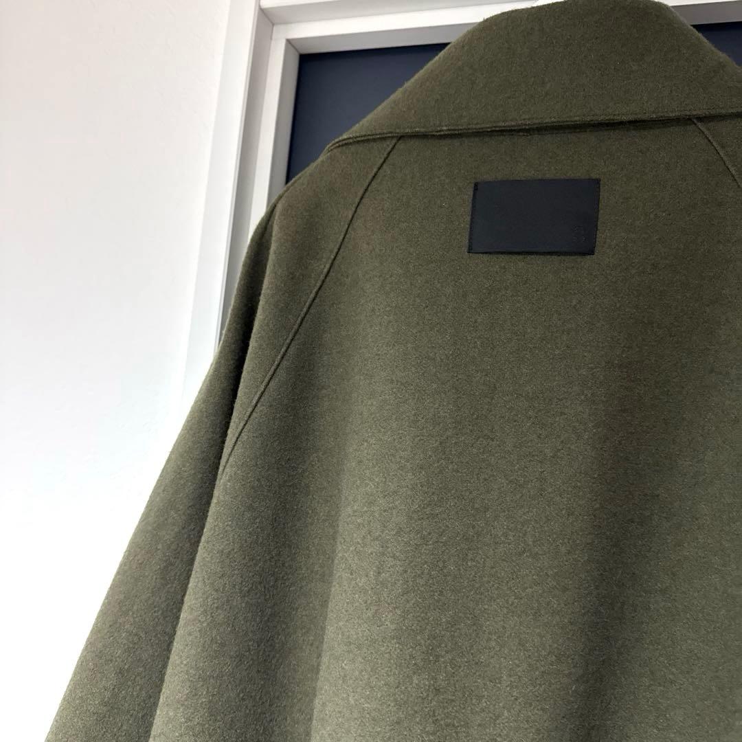 COGTHEBIGSMOKE コグザビッグスモーク スクエアコート カーキ