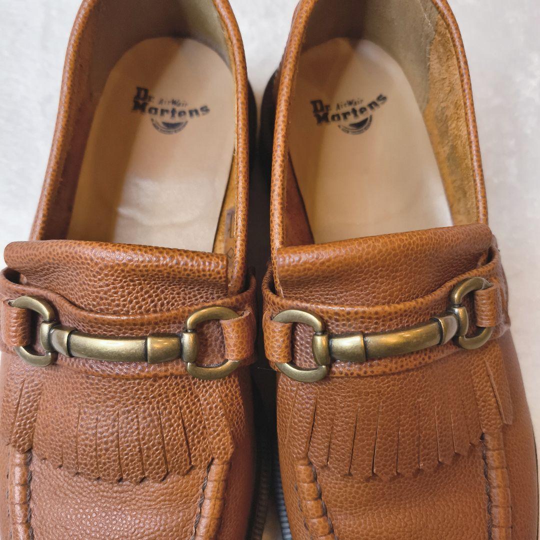 ​美品 ドクターマーチン ADRIAN SNAFFLE ローファー UK6 タン