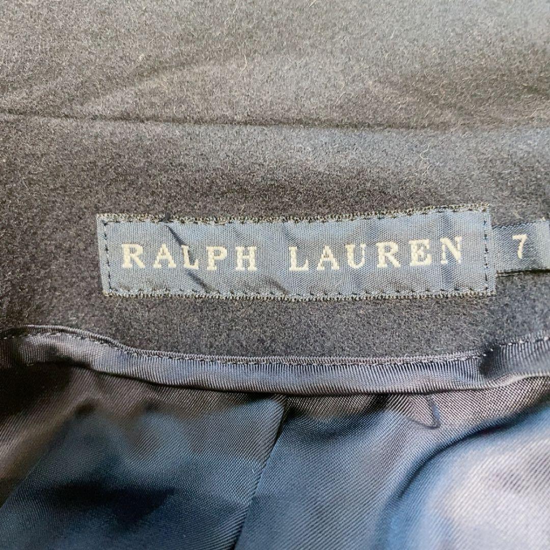 【美品】ラルフローレン 紺ブレ 金ボタン テーラードジャケット ロゴ エンブレム