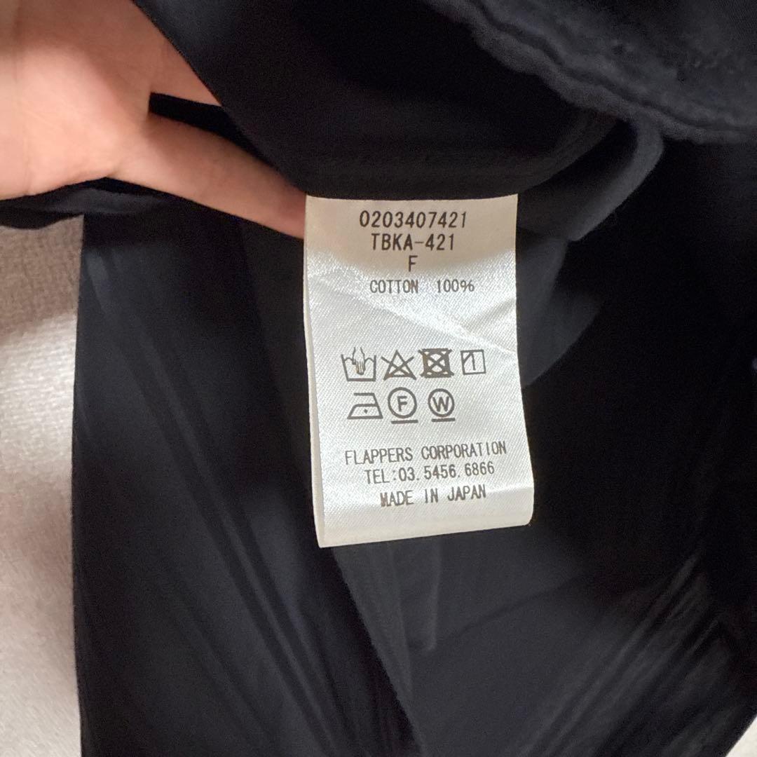 TICCA ティッカ　ロング シャツ ワンピース　ブラック