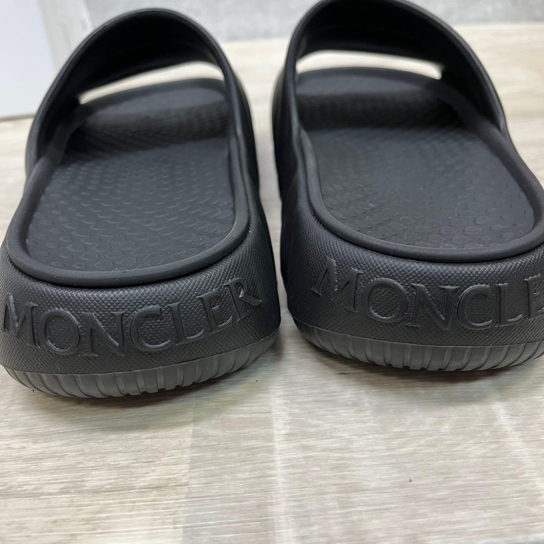 ゆ*こ様 新品未使用 MONCLER ブラック サンダル 40 【56b1529