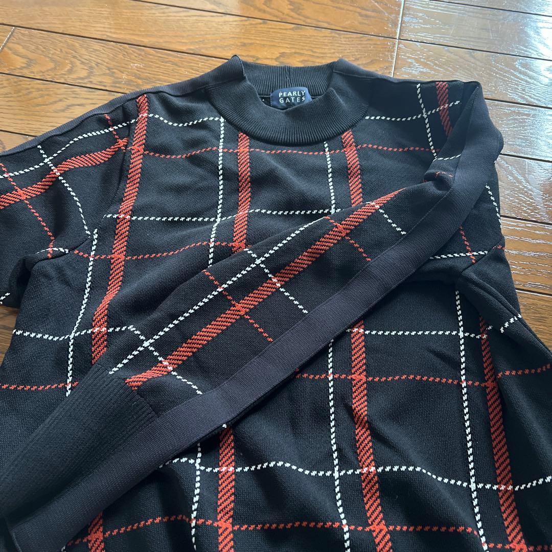 PEARLY GATES チェック柄セーター サイズ2