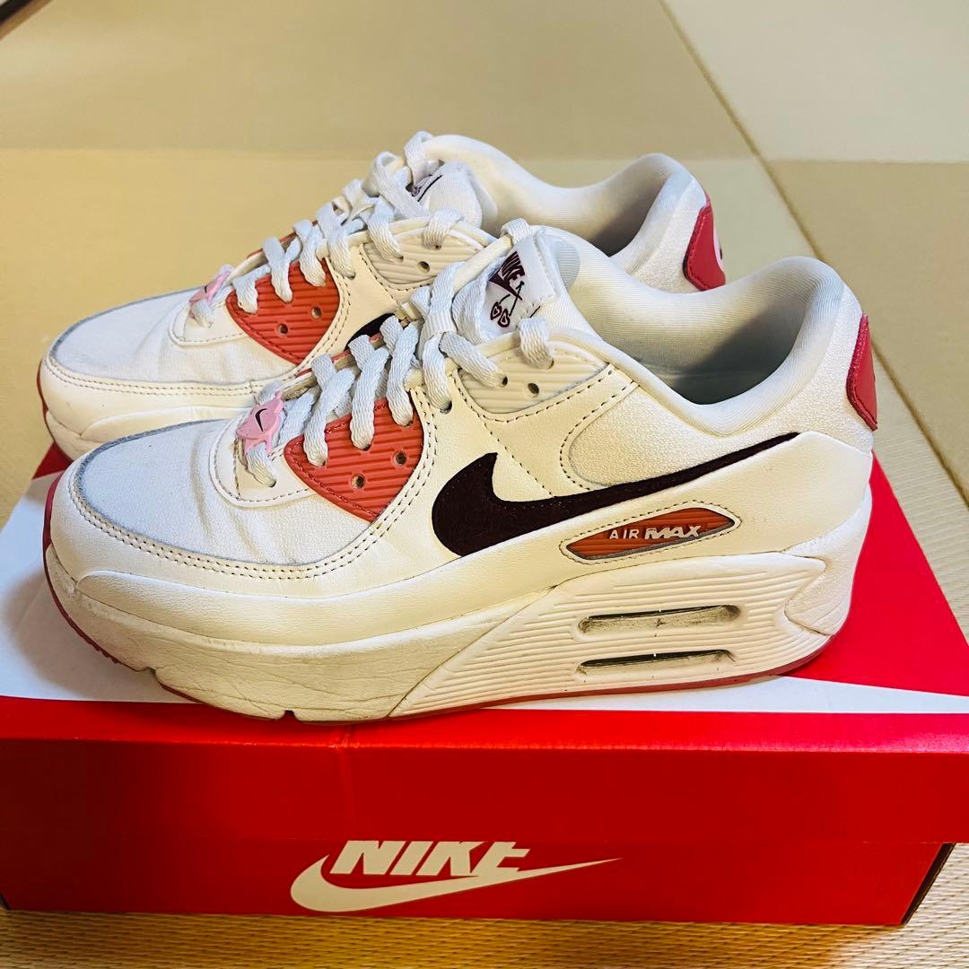 NIKE Air Max90 ホワイト/レッド