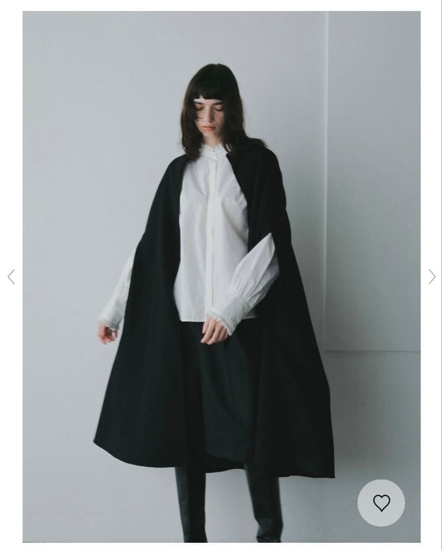 her. ポンチョ　2024秋冬