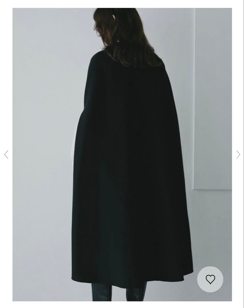 her. ポンチョ　2024秋冬