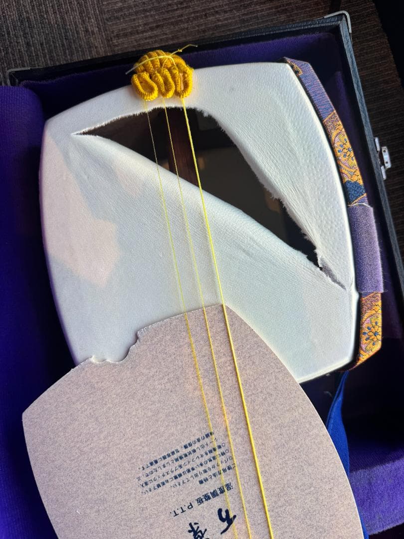 三味線　本体　ケース　バチ