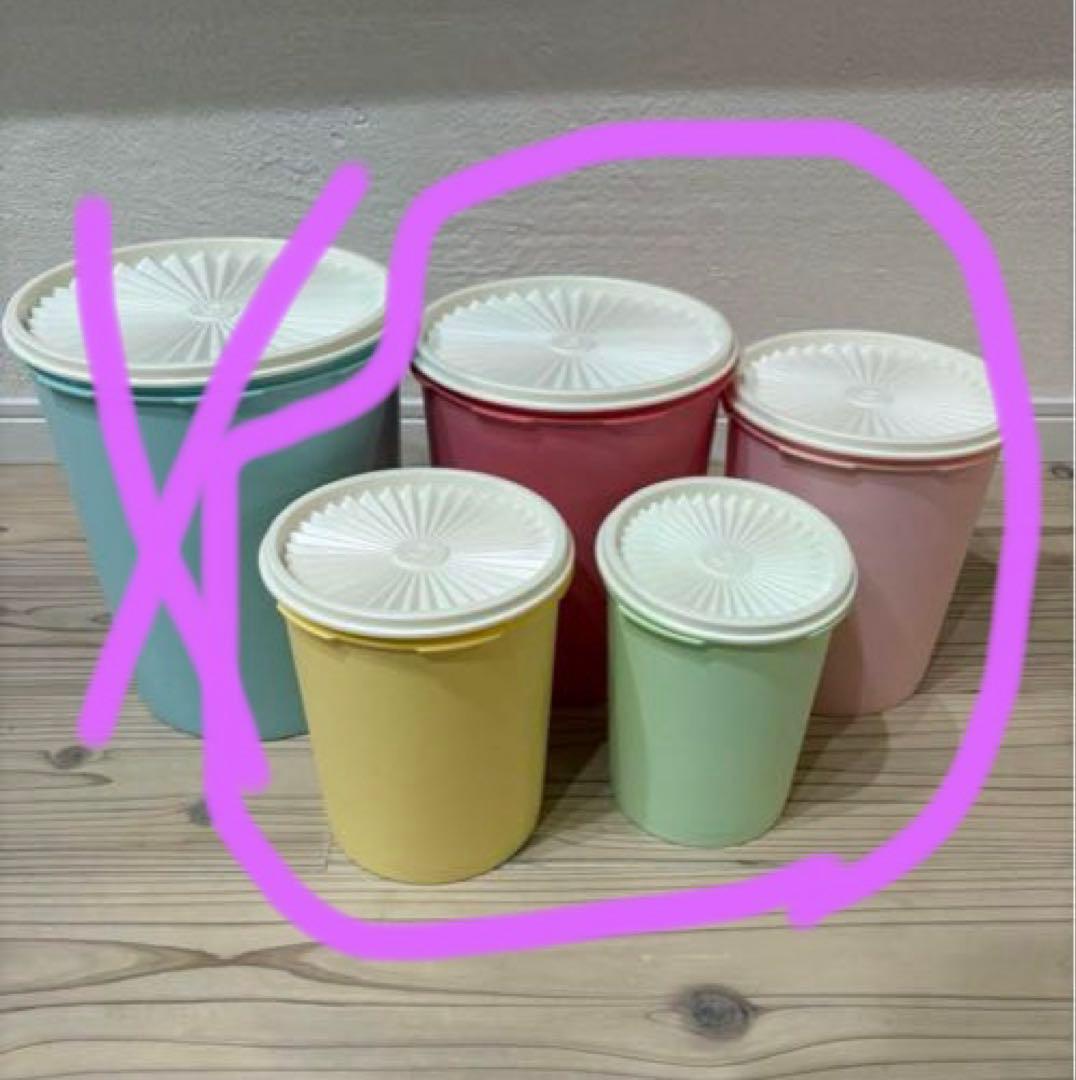 タッパーウェア ヴィンテージデコレーター4個セット