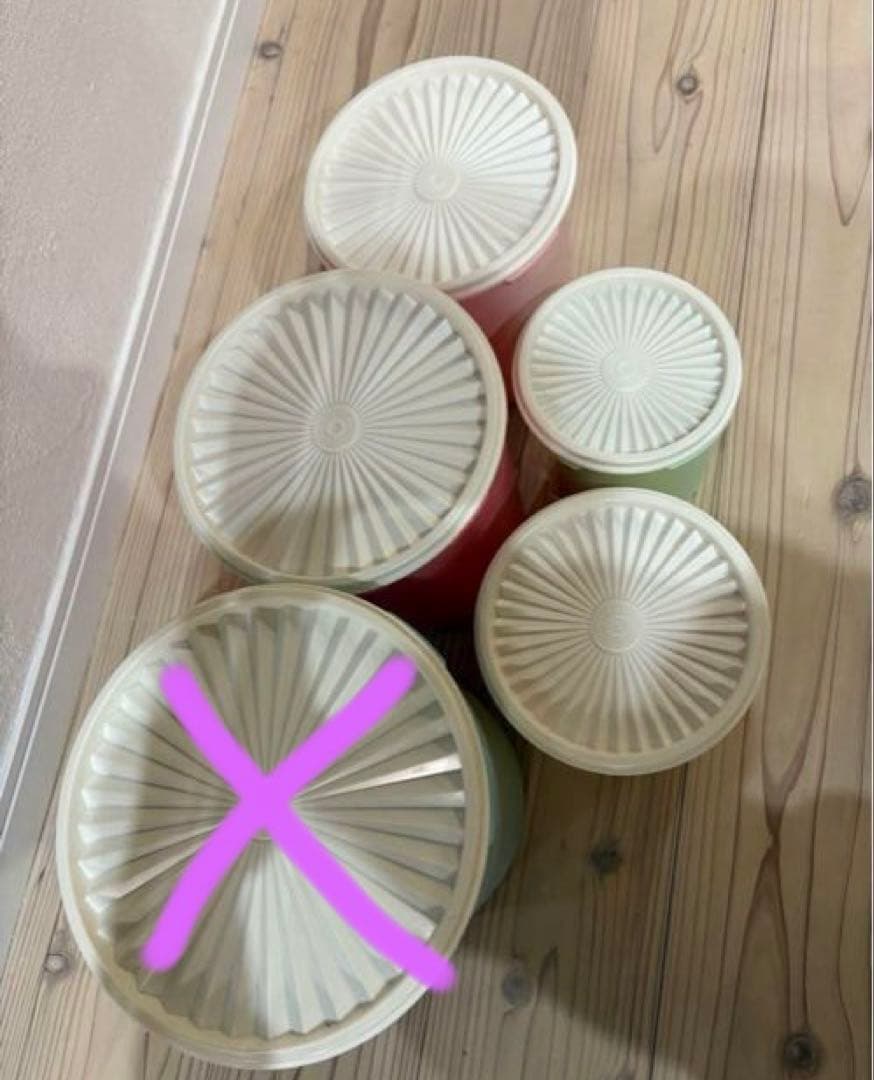 タッパーウェア ヴィンテージデコレーター4個セット