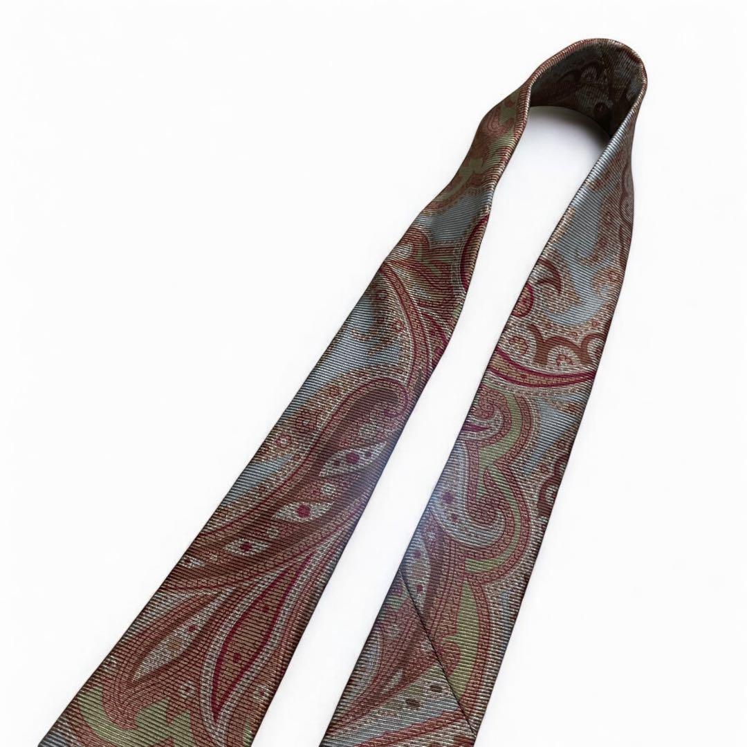 【新品】ETRO Milano エトロ ネクタイ ペイズリー柄 絹100%