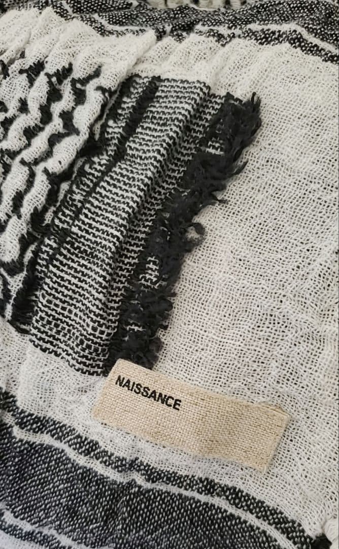 NAISSANCE 　アフガンストールフリンジ付き