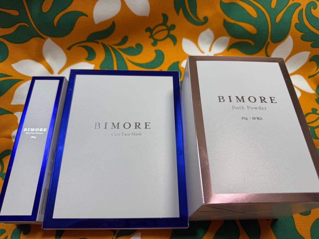 ビモア　バスパウダー　フェスマスク スキンケアクリナー