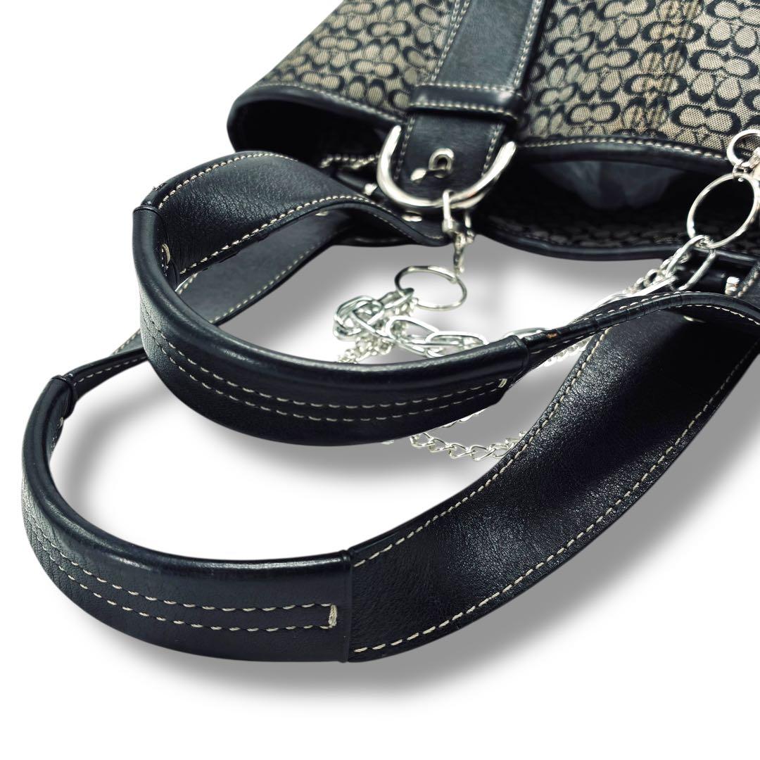 ☆美品☆COACH☆ ミニシグネチャー柄☆トートバッグ ☆ハンドバッグ