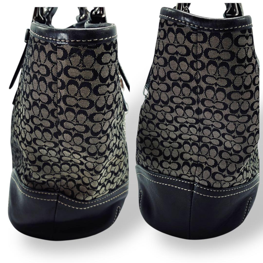 ☆美品☆COACH☆ ミニシグネチャー柄☆トートバッグ ☆ハンドバッグ