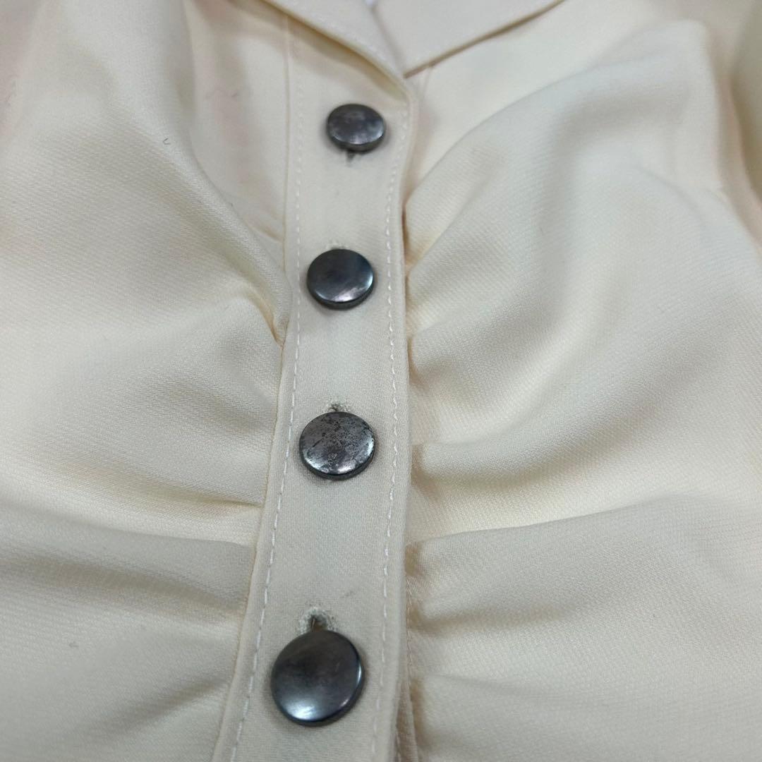 J690 M 12 ヴァレンティノ 袖フリル テーラードJKT レディース