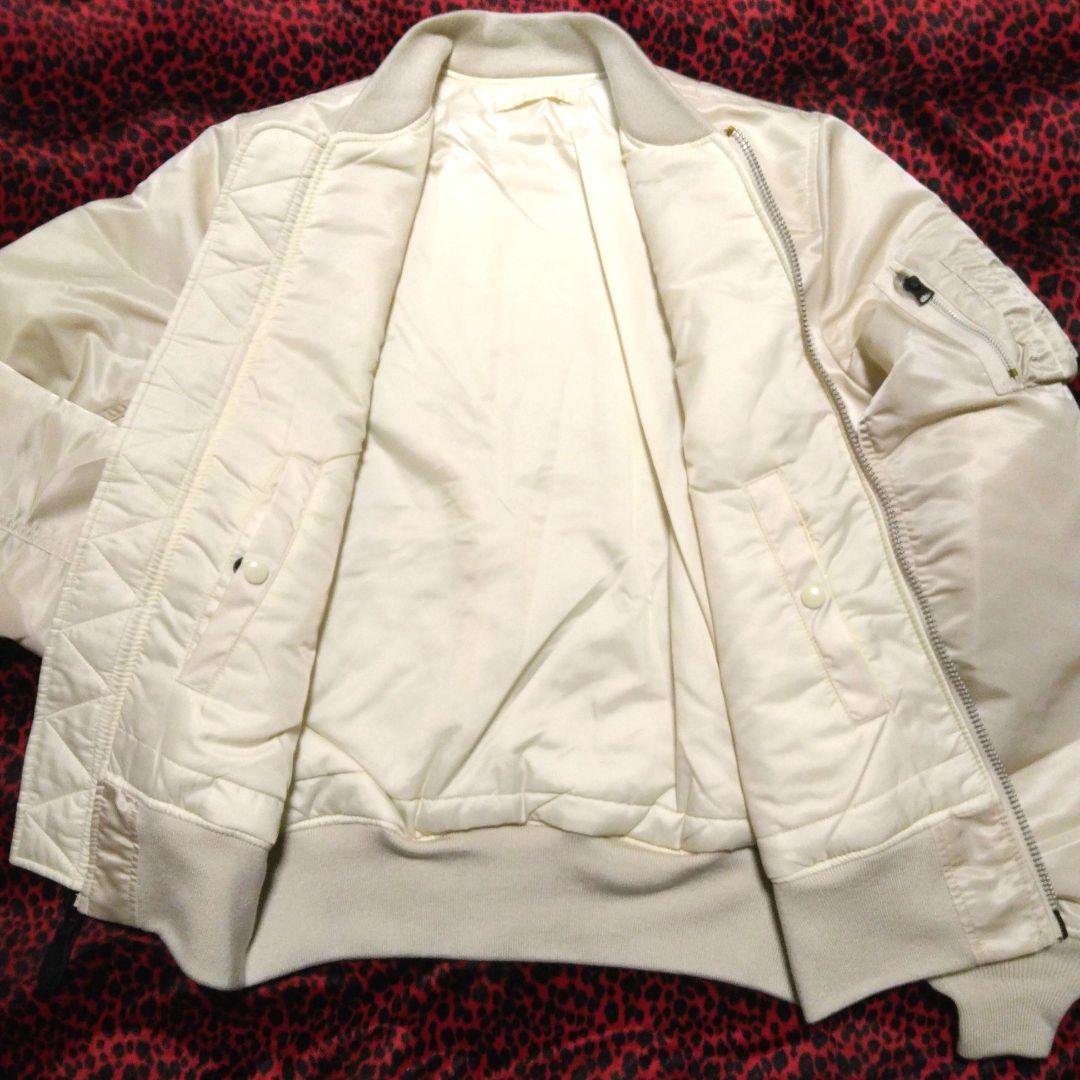 アルファインダストリーズ MA-1 白 2WAY フライトジャケット M Y2k