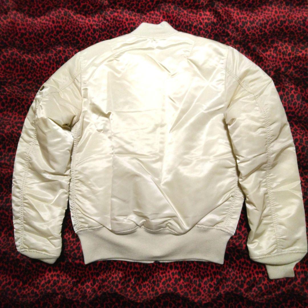 アルファインダストリーズ MA-1 白 2WAY フライトジャケット M Y2k