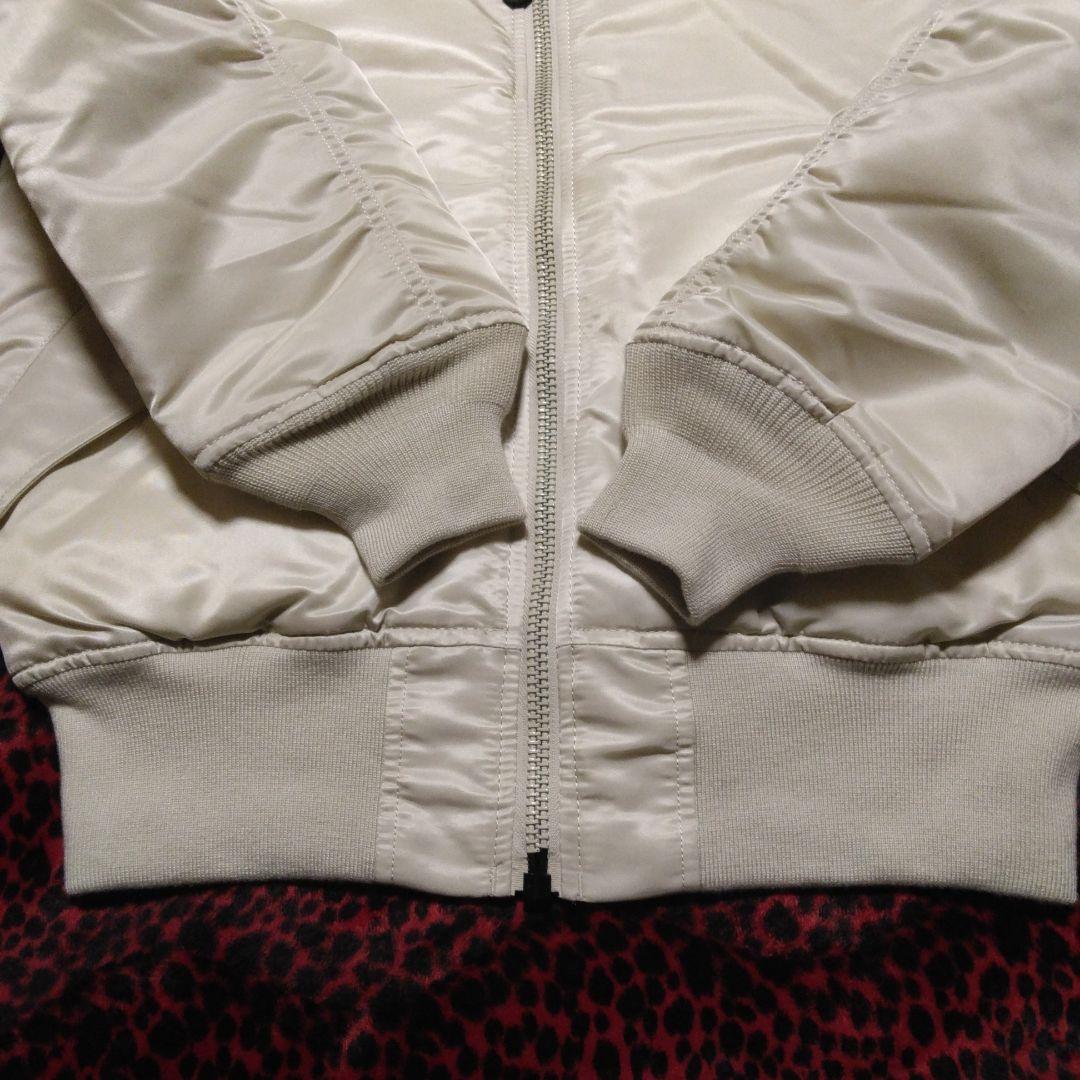 アルファインダストリーズ MA-1 白 2WAY フライトジャケット M Y2k