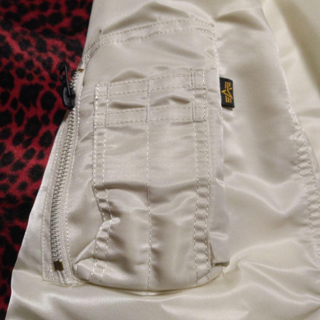 アルファインダストリーズ MA-1 白 2WAY フライトジャケット M Y2k