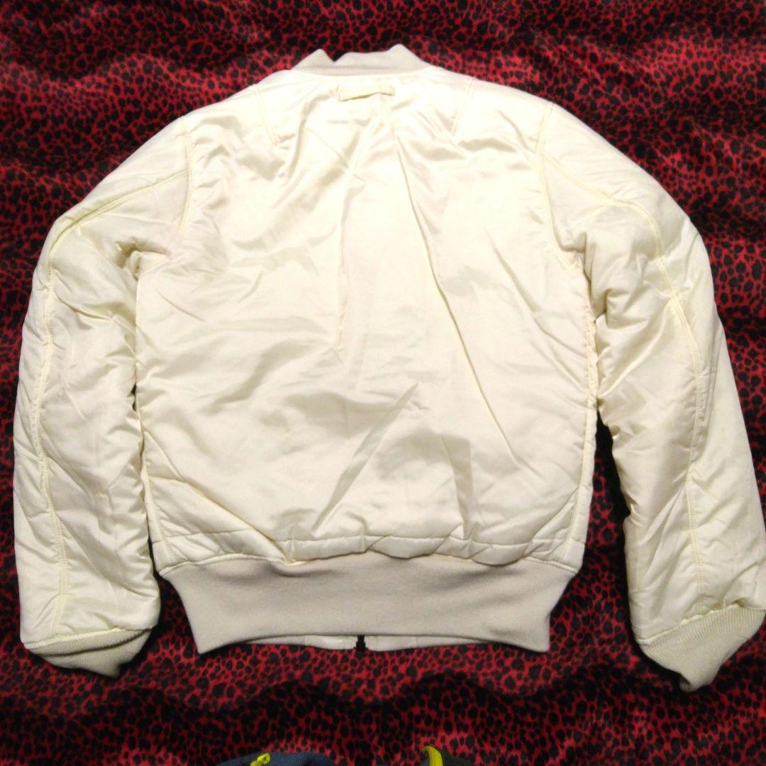 アルファインダストリーズ MA-1 白 2WAY フライトジャケット M Y2k