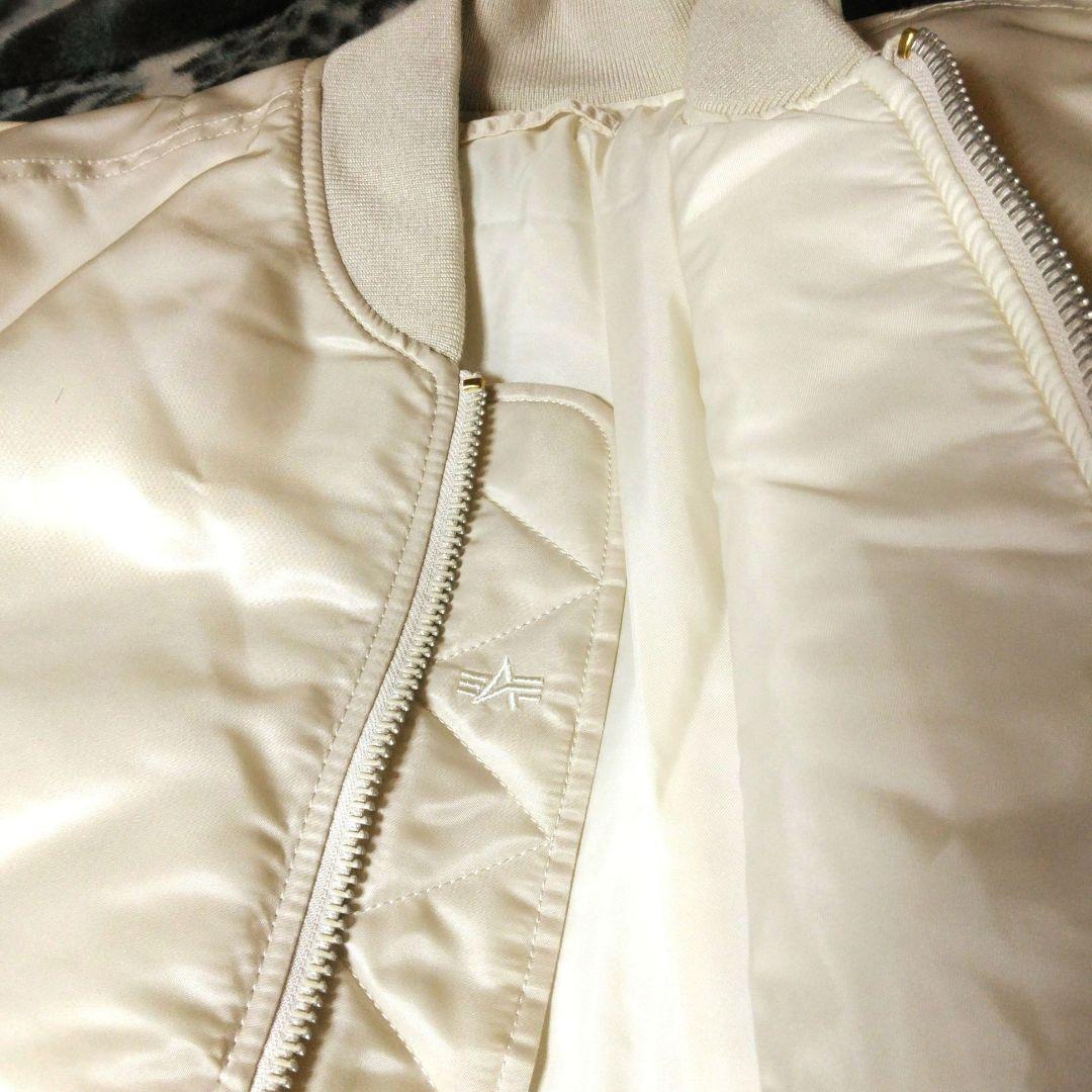 アルファインダストリーズ MA-1 白 2WAY フライトジャケット M Y2k