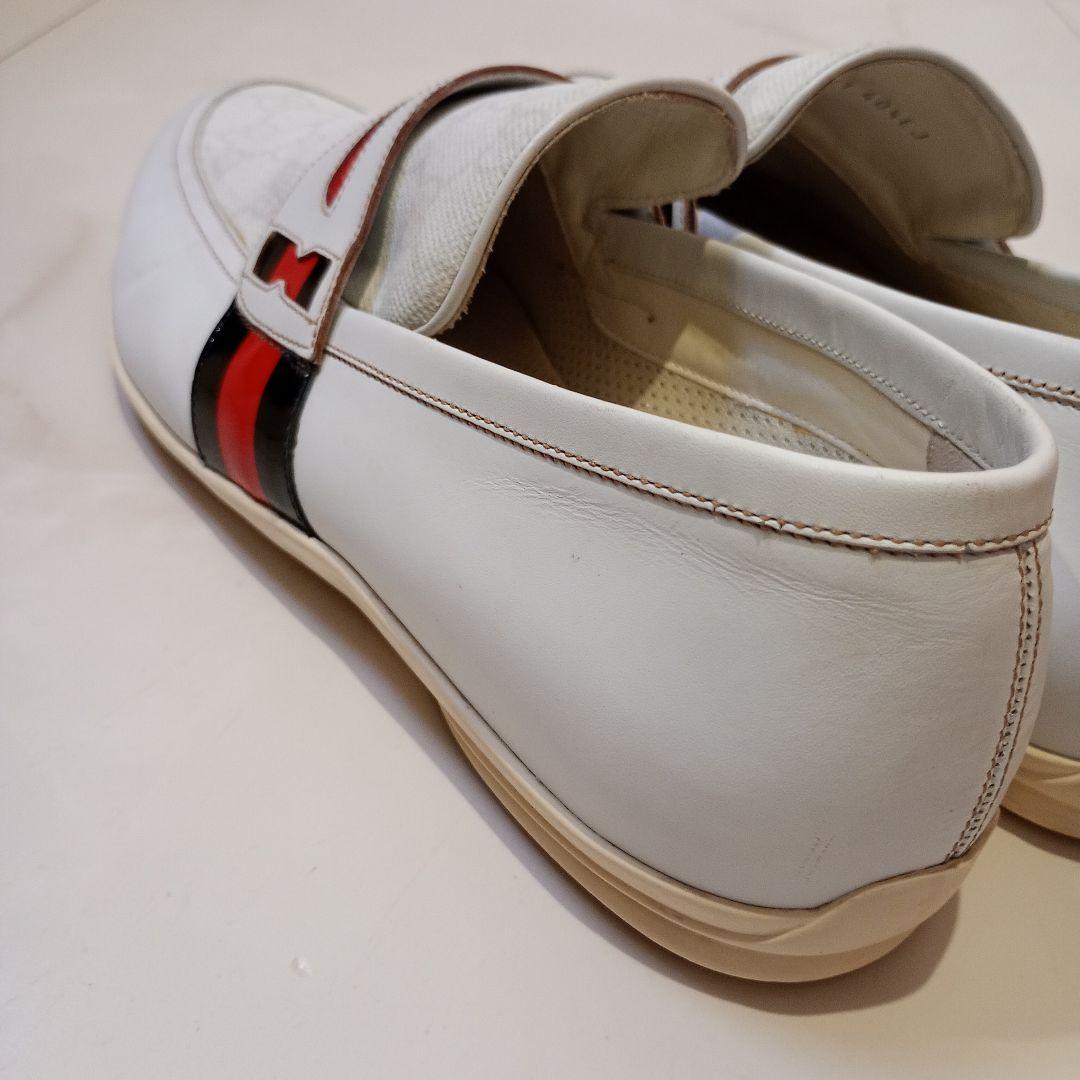 【美品】GUCCI　ローファー　スリッポン　GG柄　レザー　シェリーライン