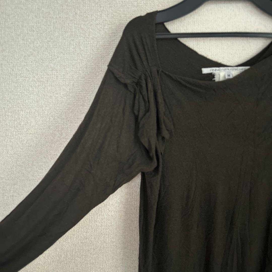 ANNE-VALERIE HASH ブラウン 長袖 カットソー M