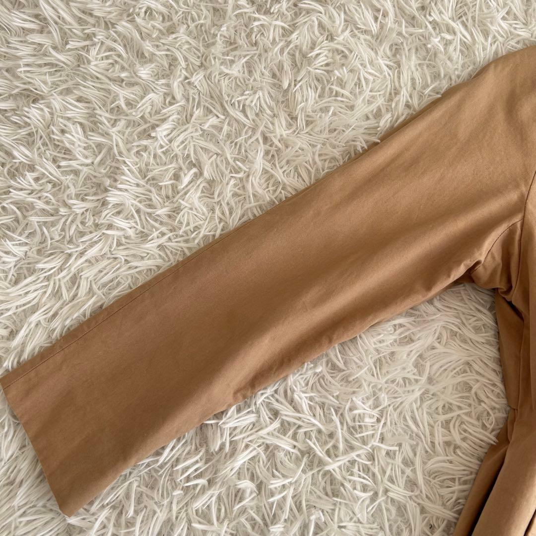 YAECA ヤエカ　ステンカラーコート ショート　ベージュ　M