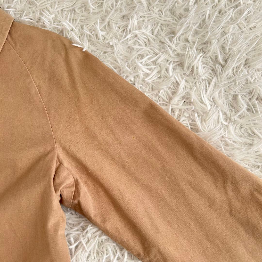 YAECA ヤエカ　ステンカラーコート ショート　ベージュ　M