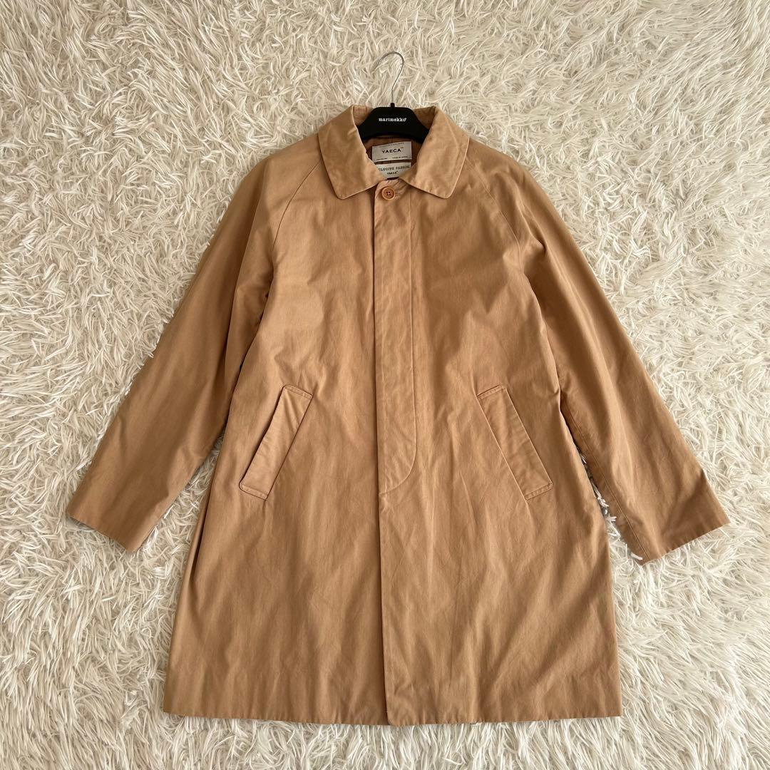 YAECA ヤエカ　ステンカラーコート ショート　ベージュ　M
