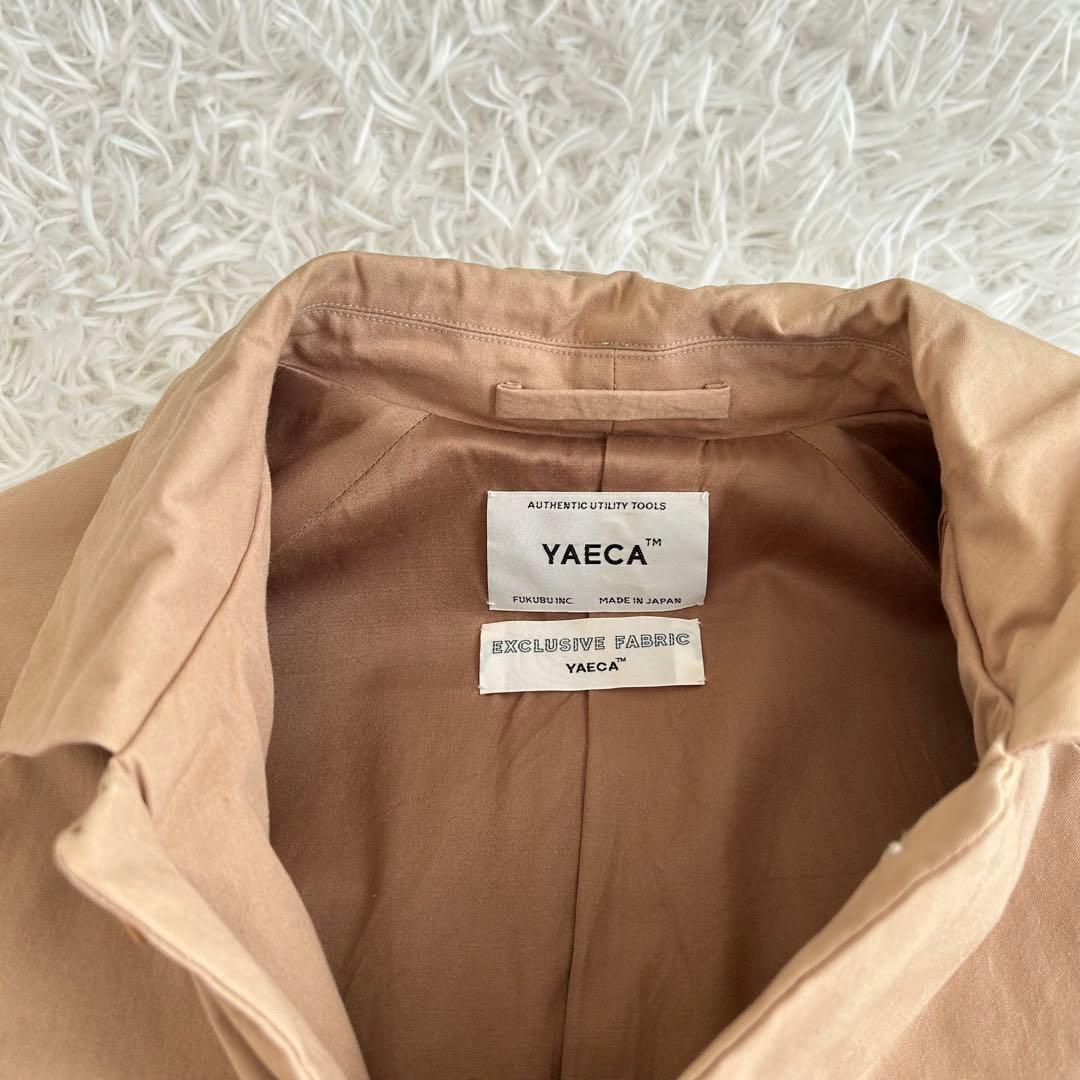 YAECA ヤエカ　ステンカラーコート ショート　ベージュ　M