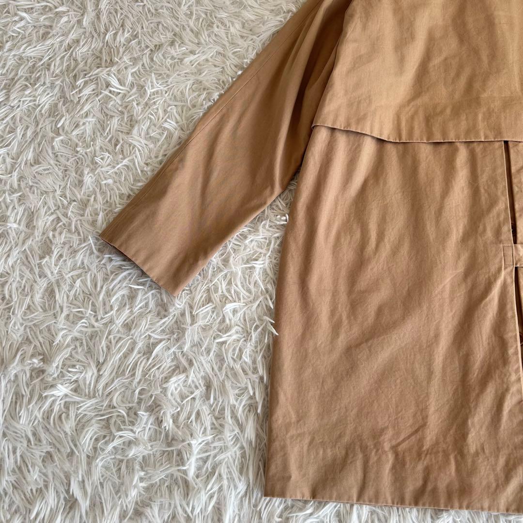 YAECA ヤエカ　ステンカラーコート ショート　ベージュ　M