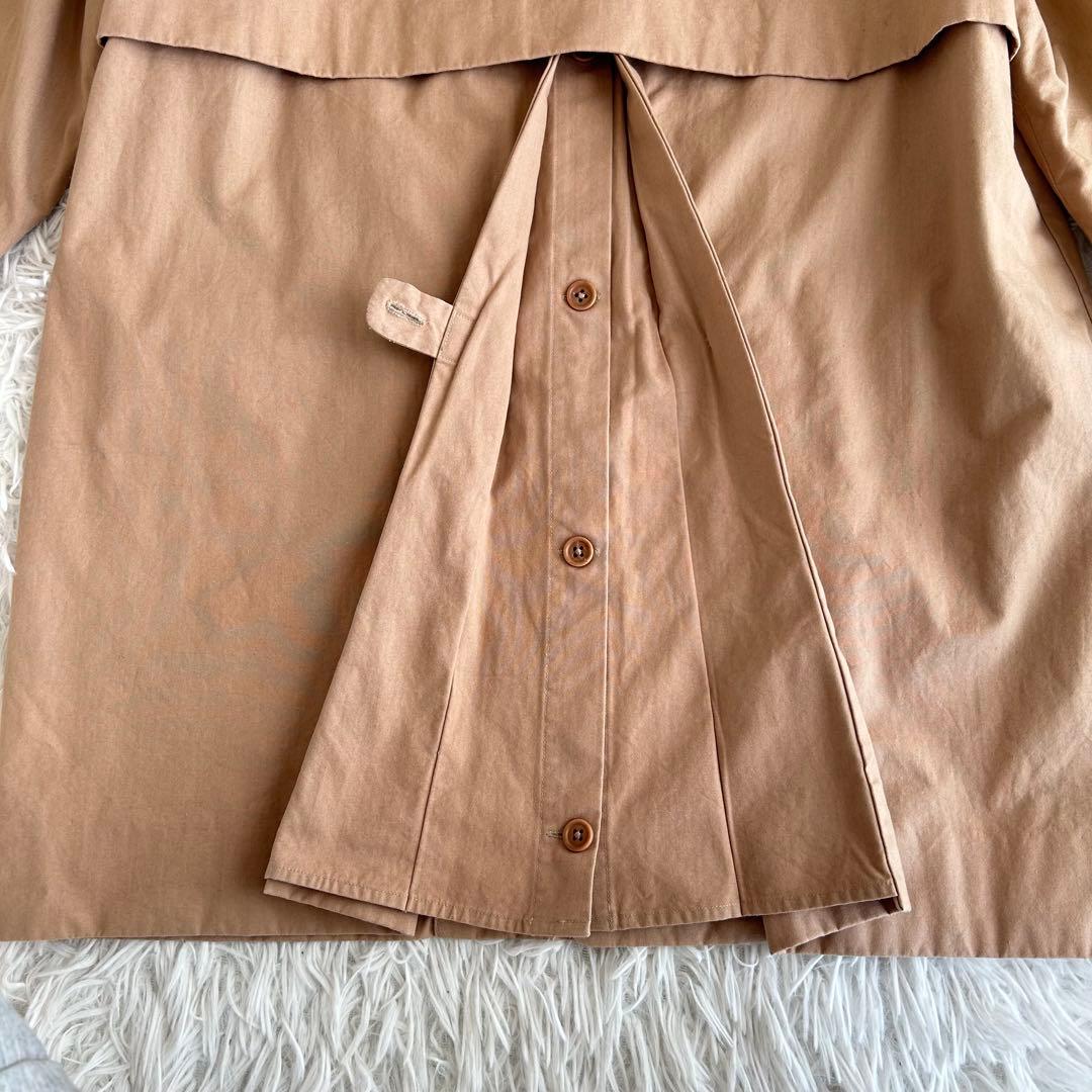 YAECA ヤエカ　ステンカラーコート ショート　ベージュ　M