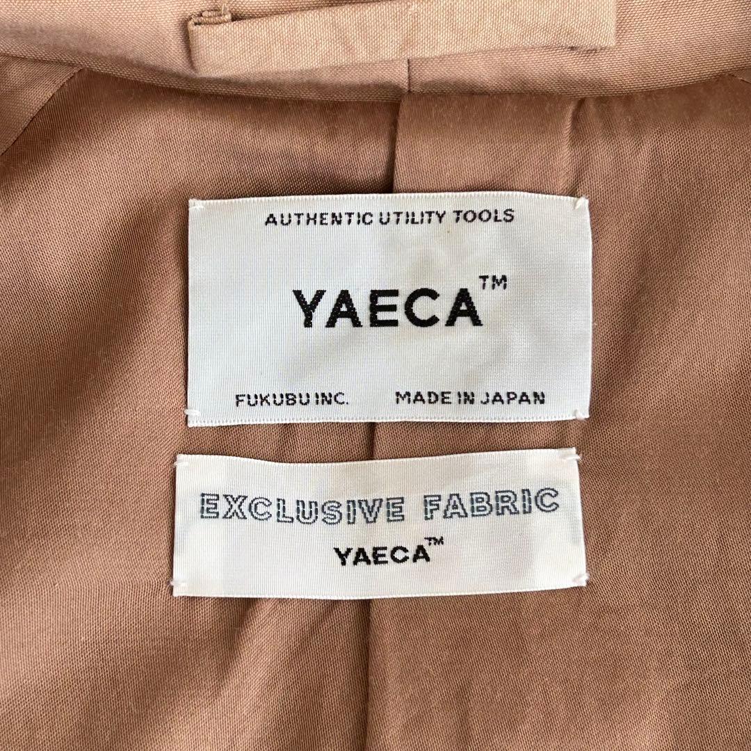 YAECA ヤエカ　ステンカラーコート ショート　ベージュ　M