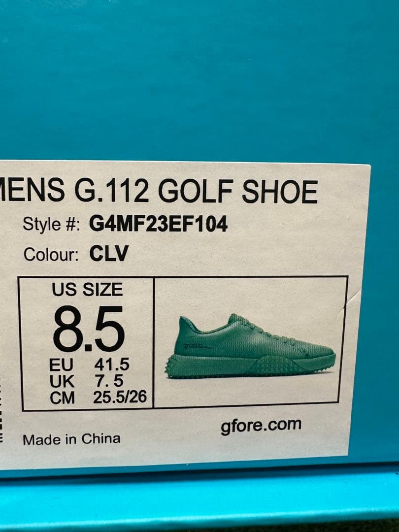 新品　ジーフォア　ゴルフシューズ　完売人気カラー　マークアンドロナ　好きにも