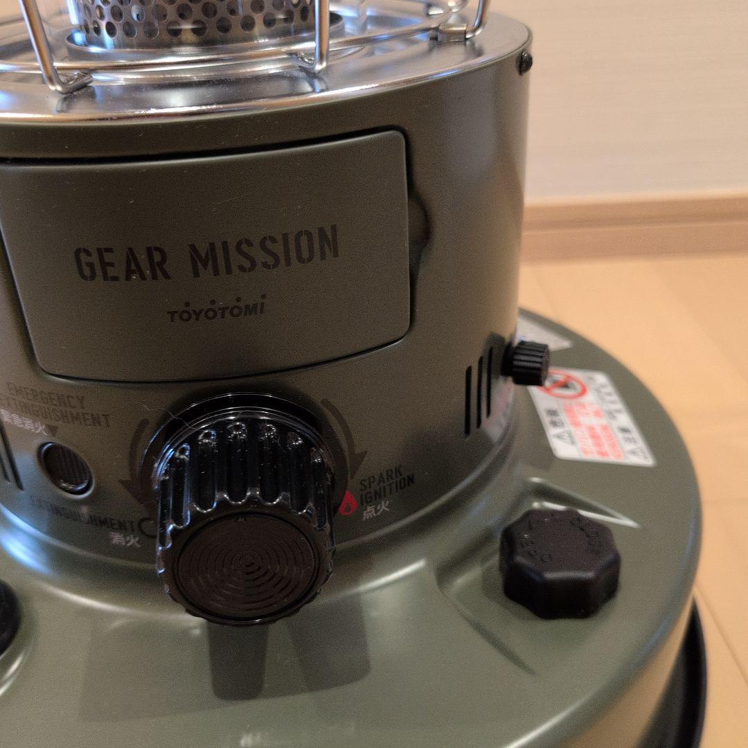 トヨトミ 石油ストーブ RR-GER25オリーブ GEAR MISSION