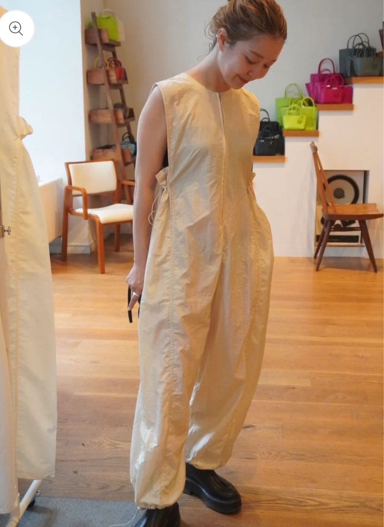 サロペット・オーバーオール・オールインワン HHOLIC zip all-in-one ivory 40