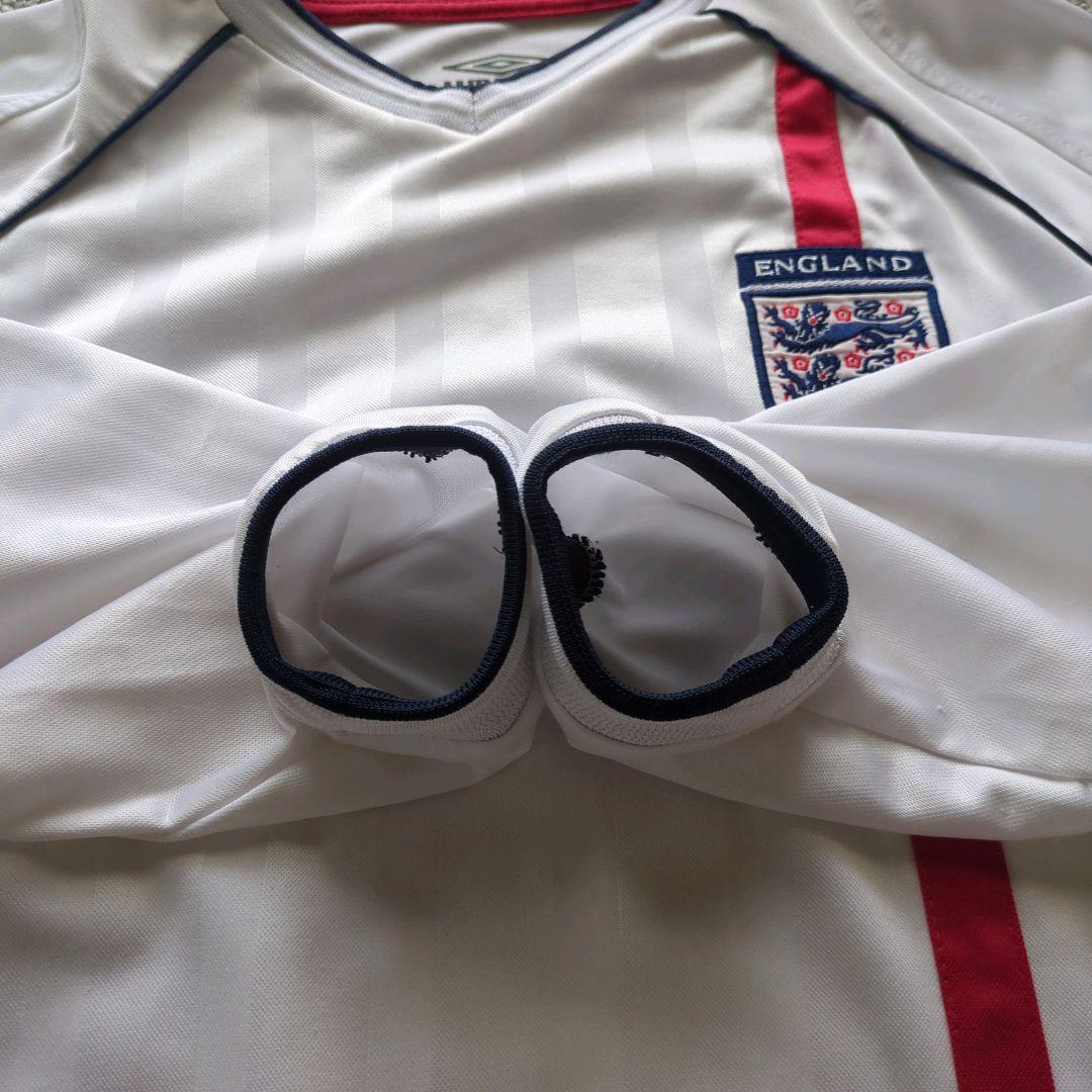 希少 アンブロ イングランド代表 長袖ユニフォーム 2003年ホーム柴田ひかりL