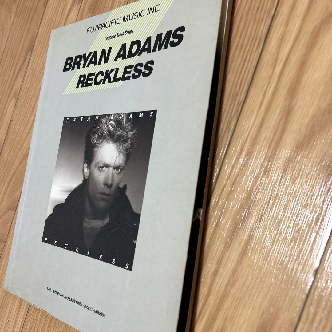 ブライアン•アダムス レックレス バンドスコア タブ譜 BRYAN ADAMS