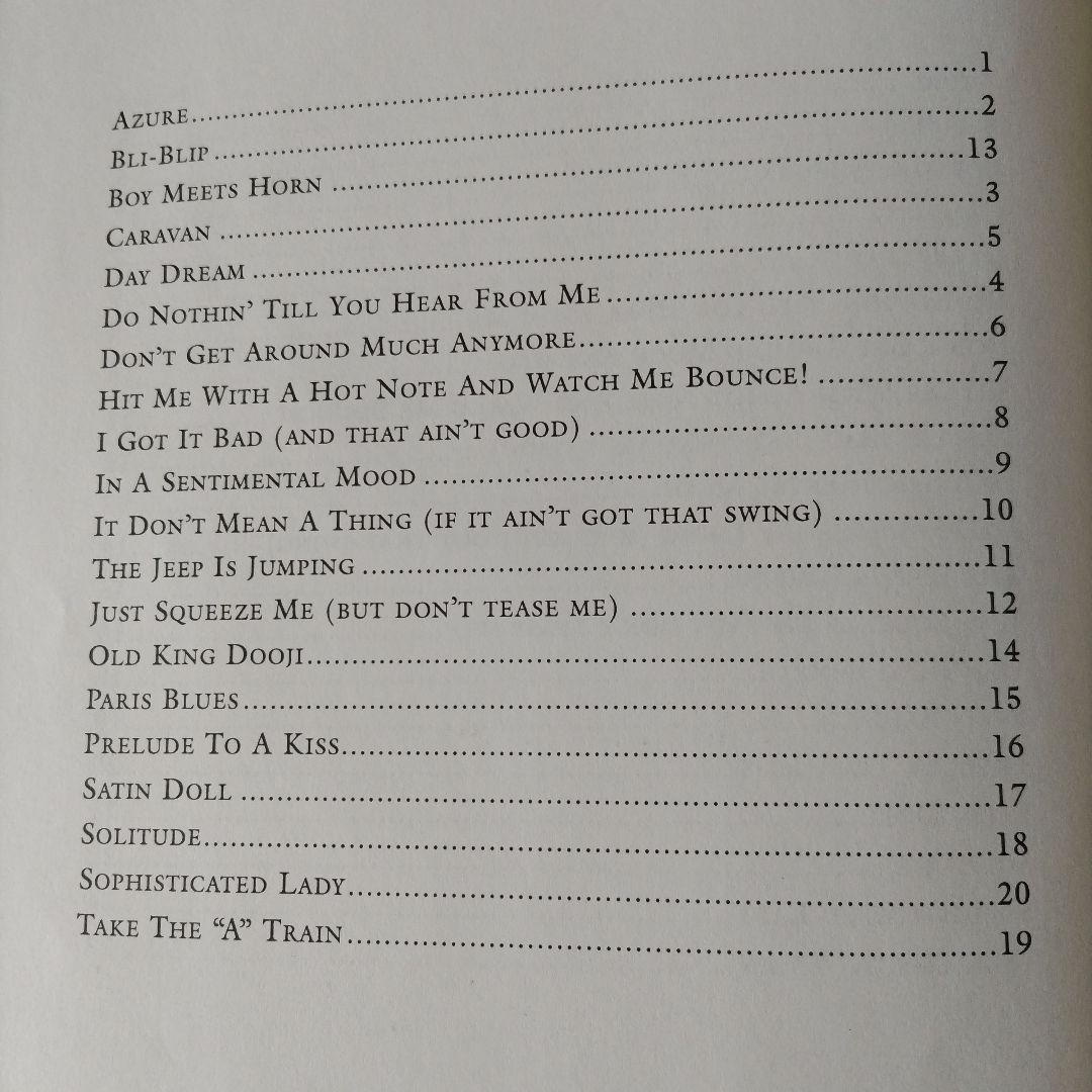 アート・デザイン・音楽 The Music of Duke Ellington Plus One