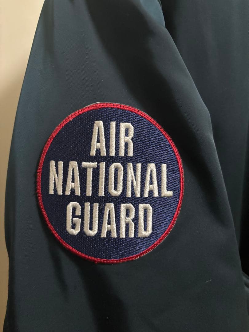 【希少カラー】AVIREX NY ANG フライトジャケット スモーキーネイビー