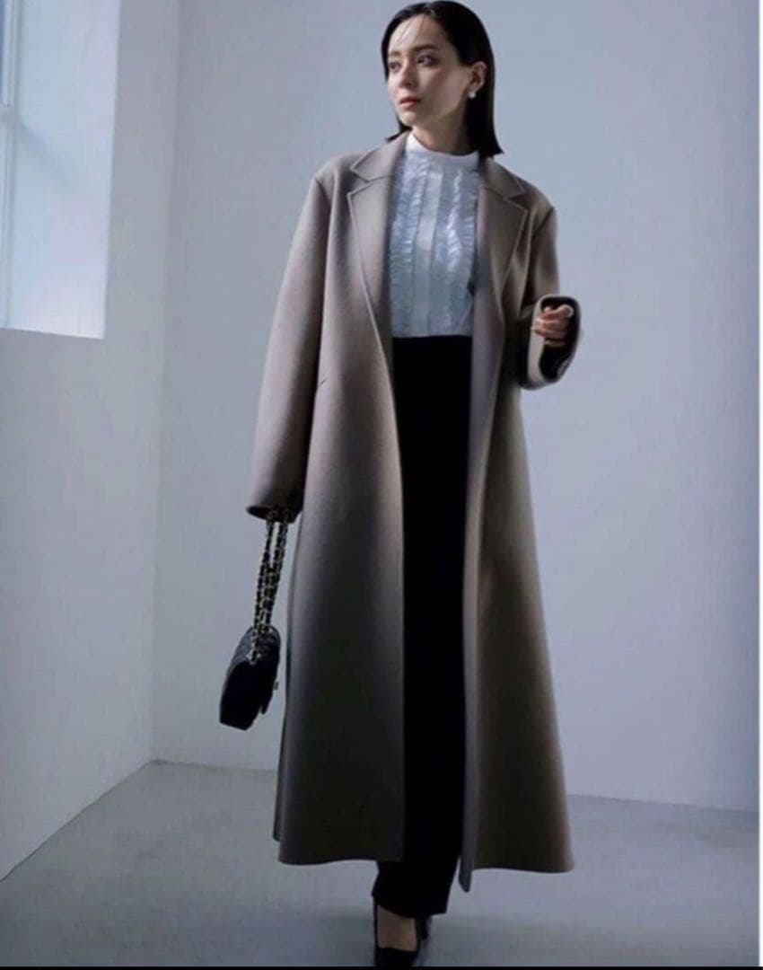 【anuans】リバーロングコート(2023AW)