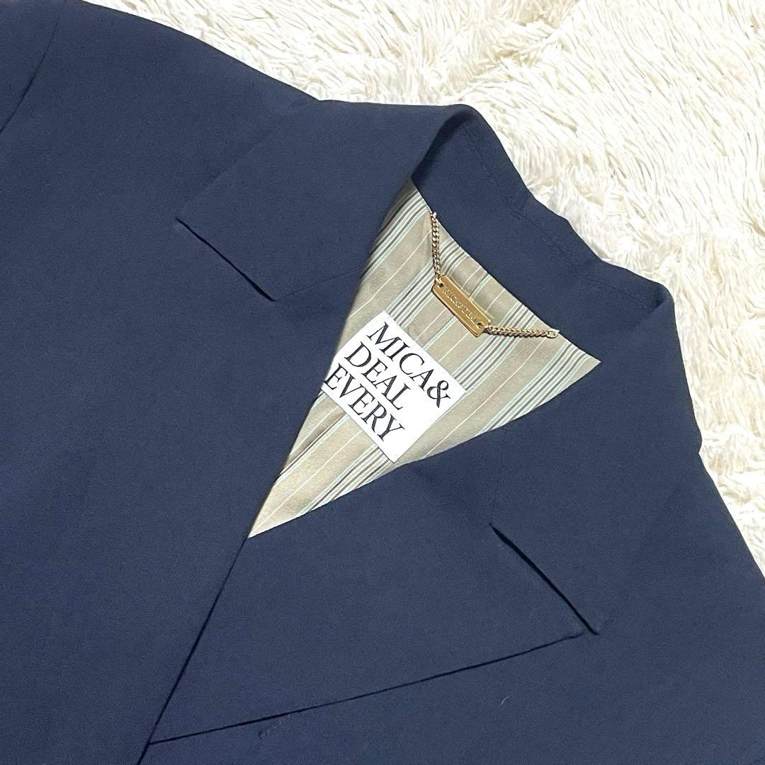 MICA&DEAL 定価4.2万 テーラードジャケット ダブル 金ボタン 紺ブレ