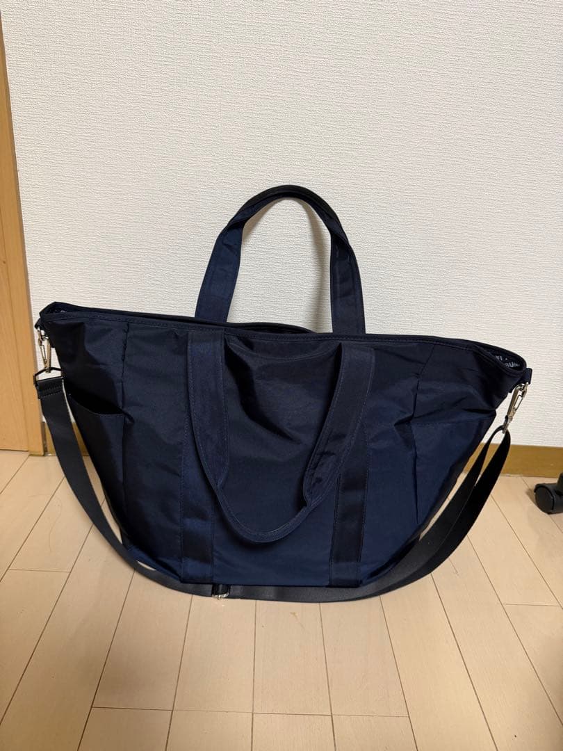 ジャックバーニーロッカーバッグ　ネイビー