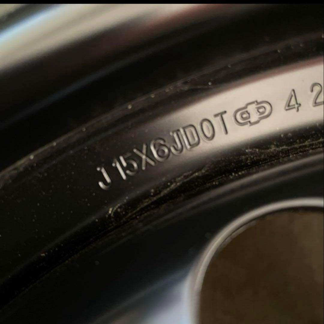 トヨタアクアMXPK11 15インチ ホイール4本セット 15X6J ナット付き