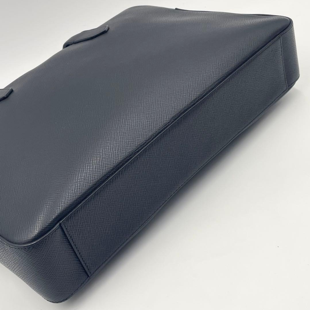 【未使用級】スマイソン パナマ ブリーフケース2way 黒 ビジネス 英国王室