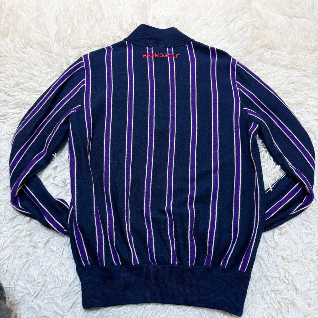 BEAMS GOLF　ハーフジップ　ニット　M