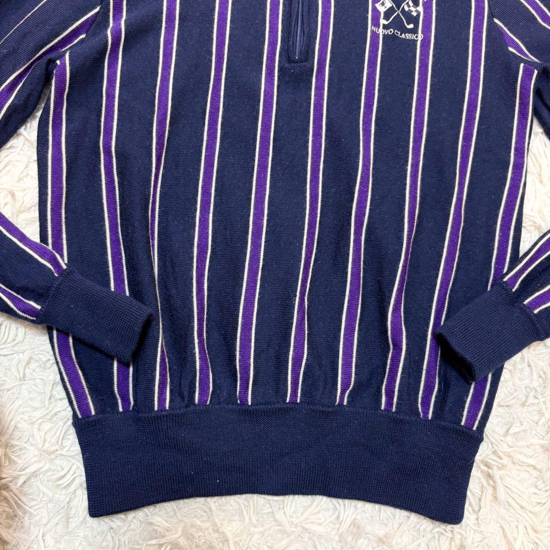 BEAMS GOLF　ハーフジップ　ニット　M