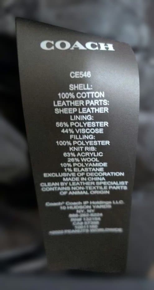 タ*モ様 COACH☆スヌーピー革ジャン❤