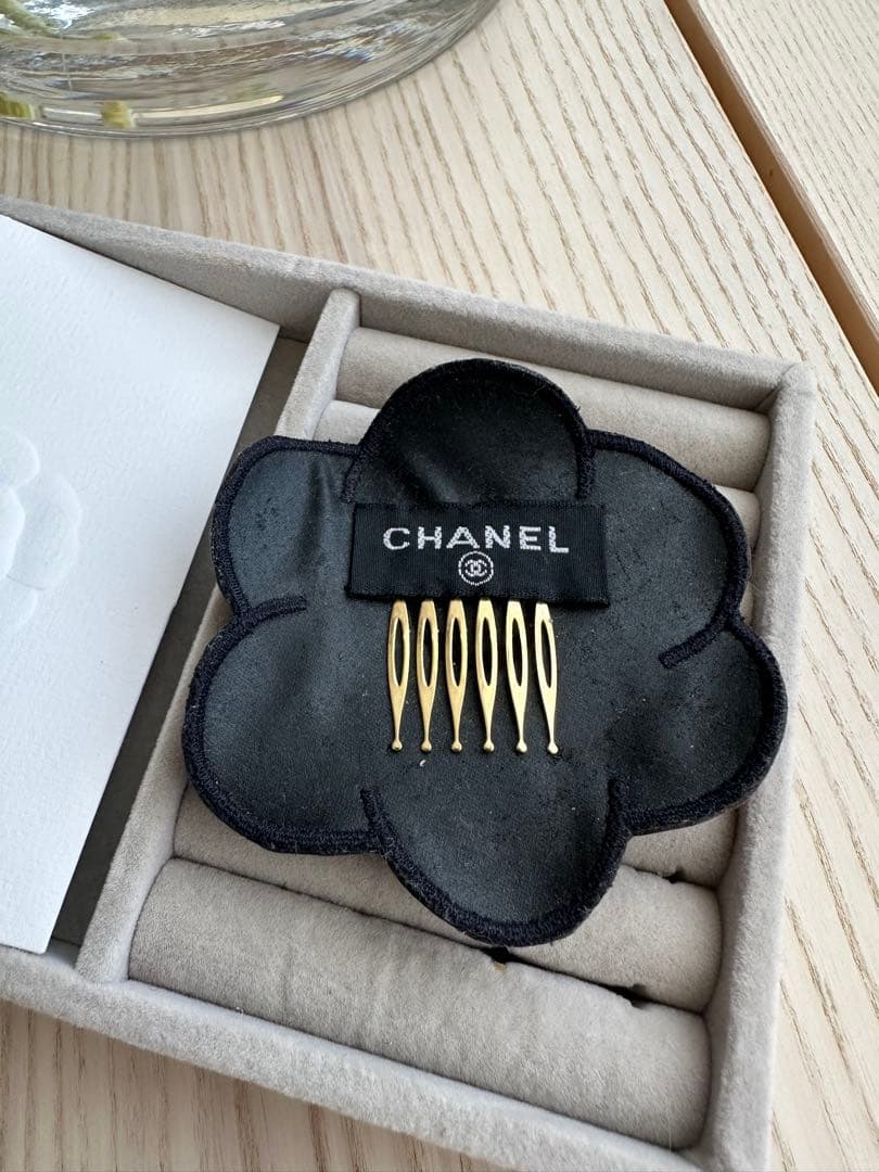 CHANEL シャネル ブローチ カメリア　ヘア　アクセ　超レア